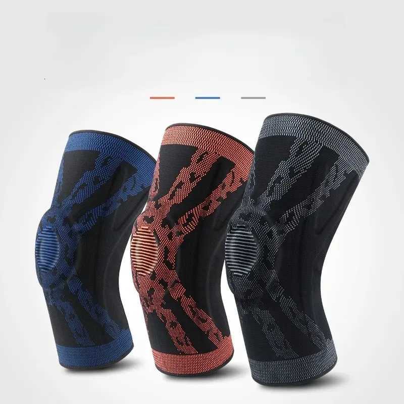Silicone Sports Knee Pads Support Impact Protection Patella for Outdoor Basketball Running Cycling Protective Gear Equipment Y251024