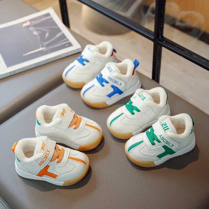 2024 Children Casual Shoes for Girls Boys Winter New Fashion Korean Style Soft Antislippery Versatile Learning Walking Shoes H260130