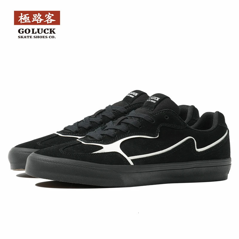 Goluck Casual Walking Shoes Suede Sneakers Mens Womens Skateboard shoes comfy durability cushioning trainers 251023