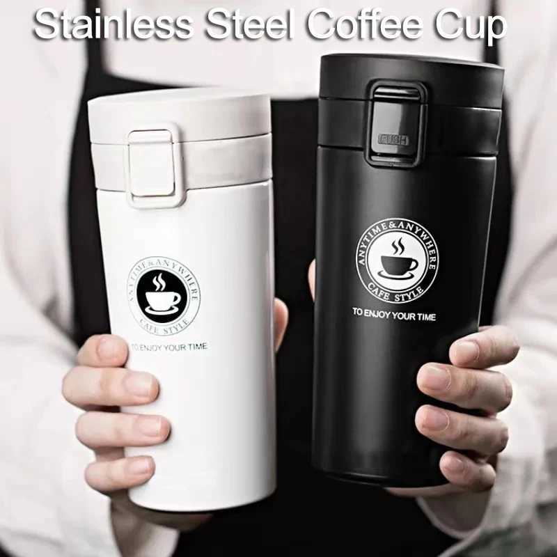 510ML Thermal Mug Double Wall 304 Stainless Steel Coffee Cup Vacuum Flask Thermos Water Bottle Tea Coffee Leakproof Thermos Mug J251025