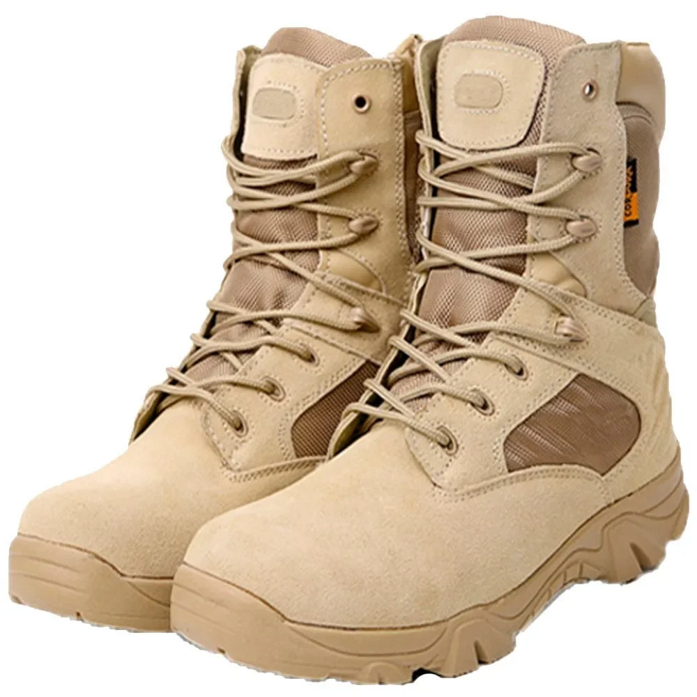 Winter Men Combat Boots Leather Desert Work Safety Shoes Tactical Ankle Boots Mens Botas Tacticos Zapatos 251021