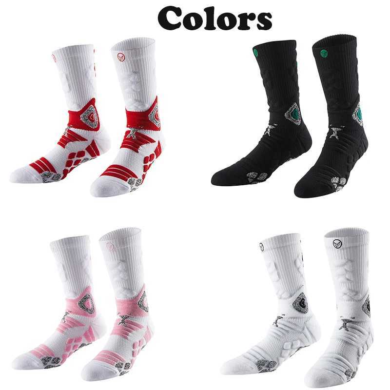 Professional AntiSlip Thickened Towel Bottom Basketball Socks Crew Length Compression Sports Footwear for Optimal Performance Y251024