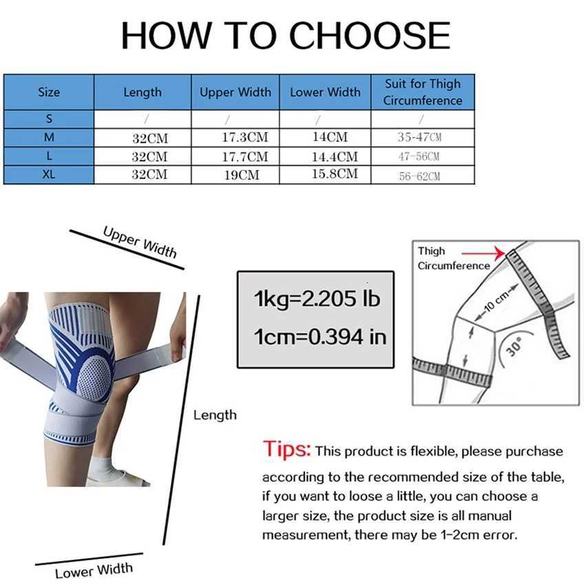 1PC Men Compression Sport Crossfit Knee Pads Fitness Gear Elastic Basketball Volleyball Knee Brace with Long Straps Y251024