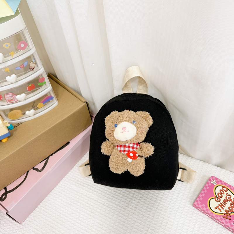 New hot selling cartoon cute little brown bear backpack for boys and girls traveling super cute backpack mini baby backpack