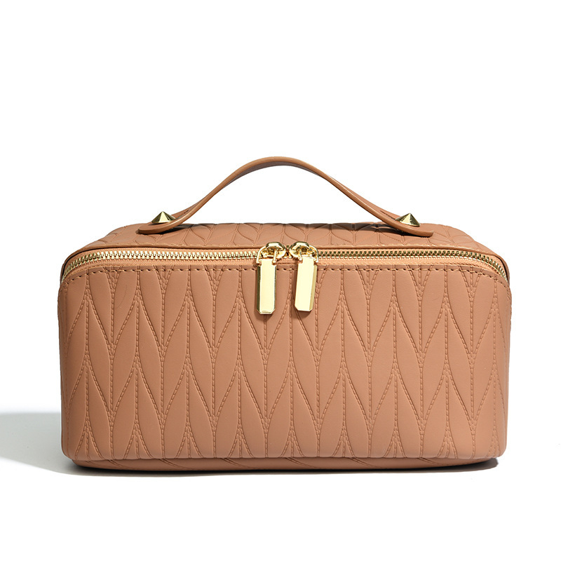 Luxury Brand Designer Bag Large Capacity Portable High-End Makeup Bag For Travel Waterproof Cosmetic Toiletry Organizer