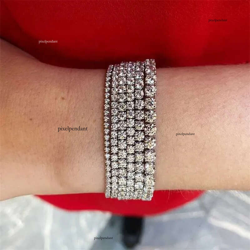 necklace Customized Personal Solid 14k Gold Jewelry Vvs White Color Loose moissanite dia tennis chain for men