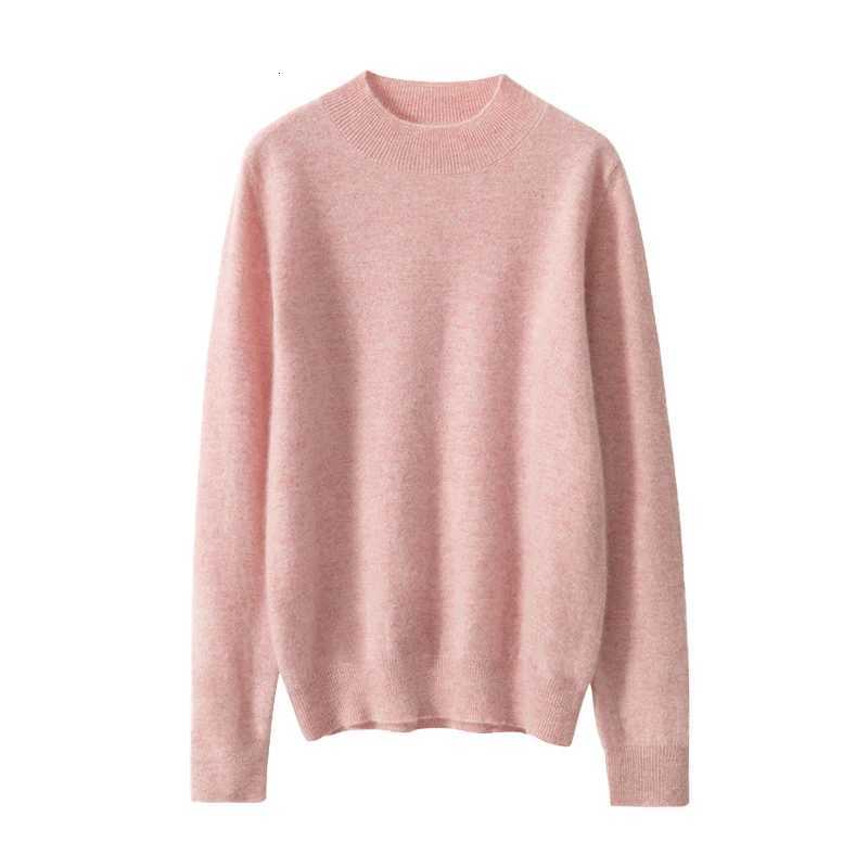 Womens Thick Warm Jumpers Turtleneck Loose Fit Solid Color Base Layer Pullovers 2025 Long Sleeve Autumn Winter Knitted SweaterT251025