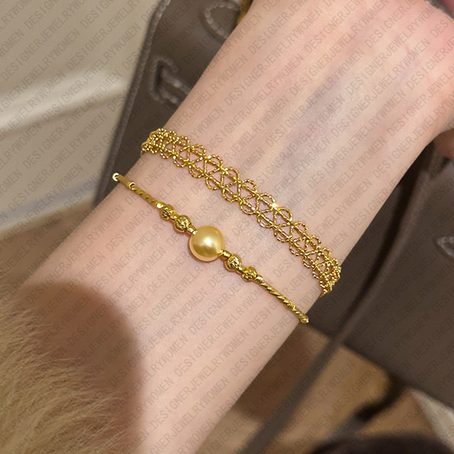 Designer Bracelet Bracelet for Women Lace Bracelets Wavy Bangle Satin Bangles Luxury Jewellery Designer for Women Elegant Romantic Minimalist Timeless