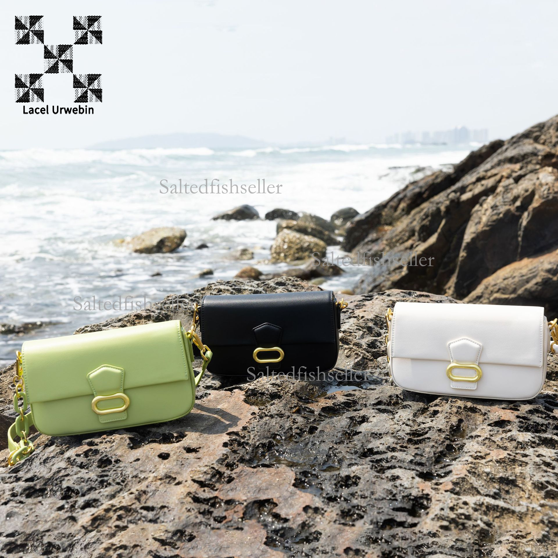 Lacel Urwebin Designer Fashion Women's Bag Luxury New Texture Commuter Underarm Bag Trendy Brand Premium Mini Shoulder Cross Bag Chain Handbag Mi