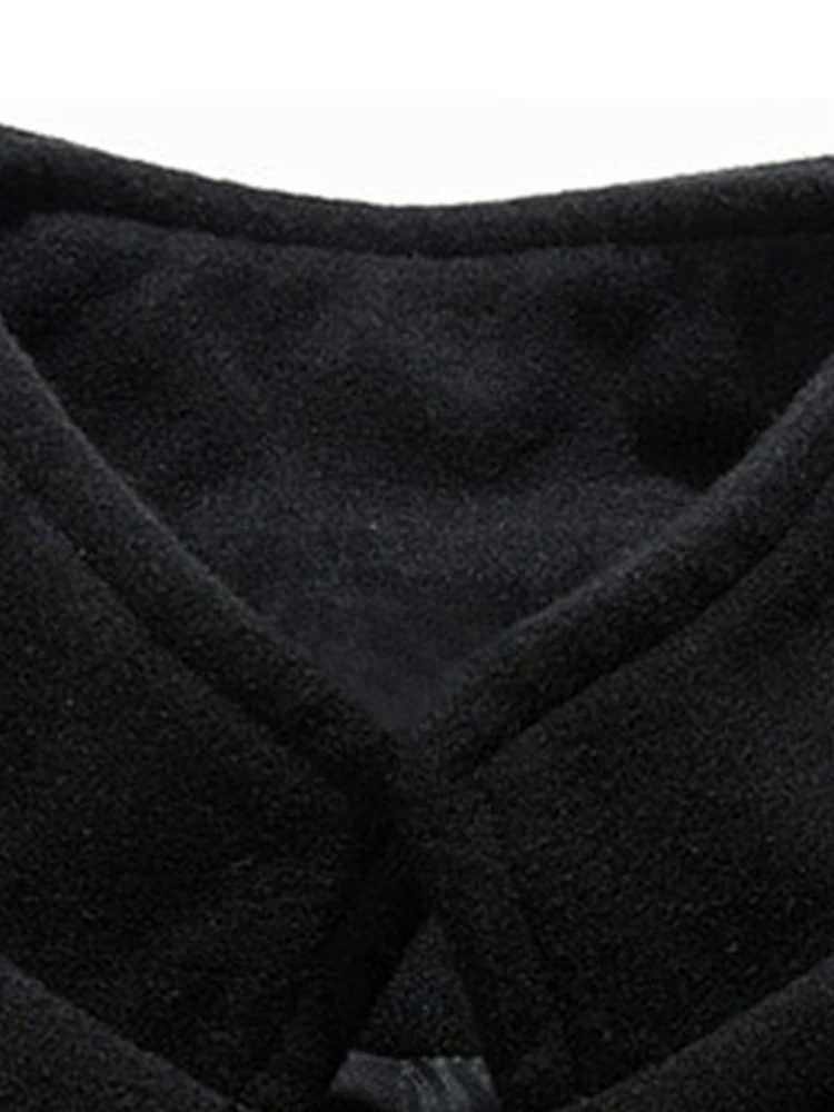 Mauroicardi Autumn Winter Long Fitted Black Thick Warm Soft Wool Blends Coat Men Single Breasted Luxury Designer Overcoat 2023T251025