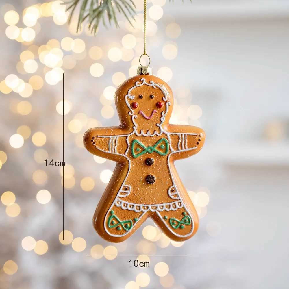 Sweet Christmas Dessert Model Hanging Pendants Xmas Tree Ornaments Noel 2025 Merry Christmas Decor Navidad Happy New Year 2026 C251024