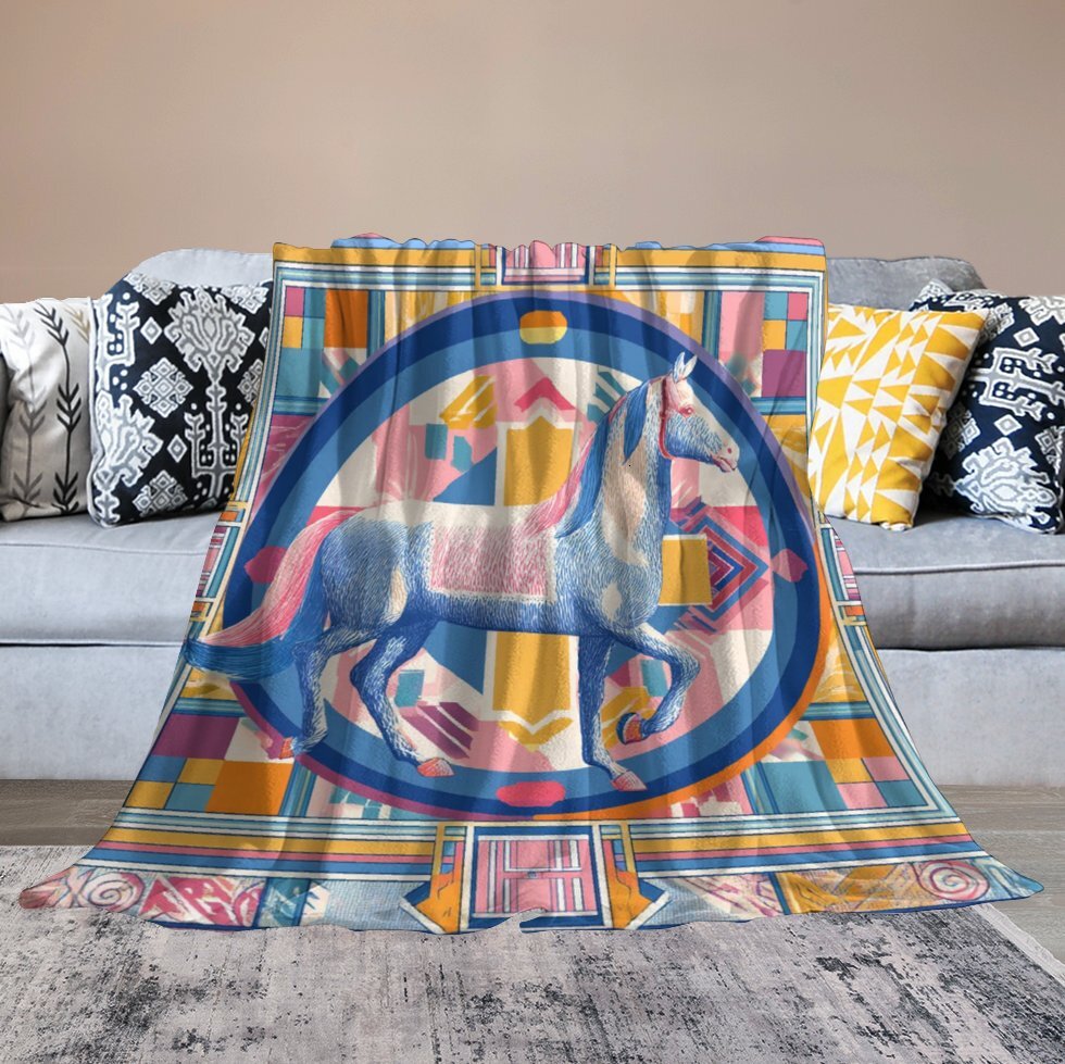 H Designer Horse blanket blanket throw cashmere vibration blanket copert Home Travel Throw Summer Air Conditioner Beach home bedding blankets throws H