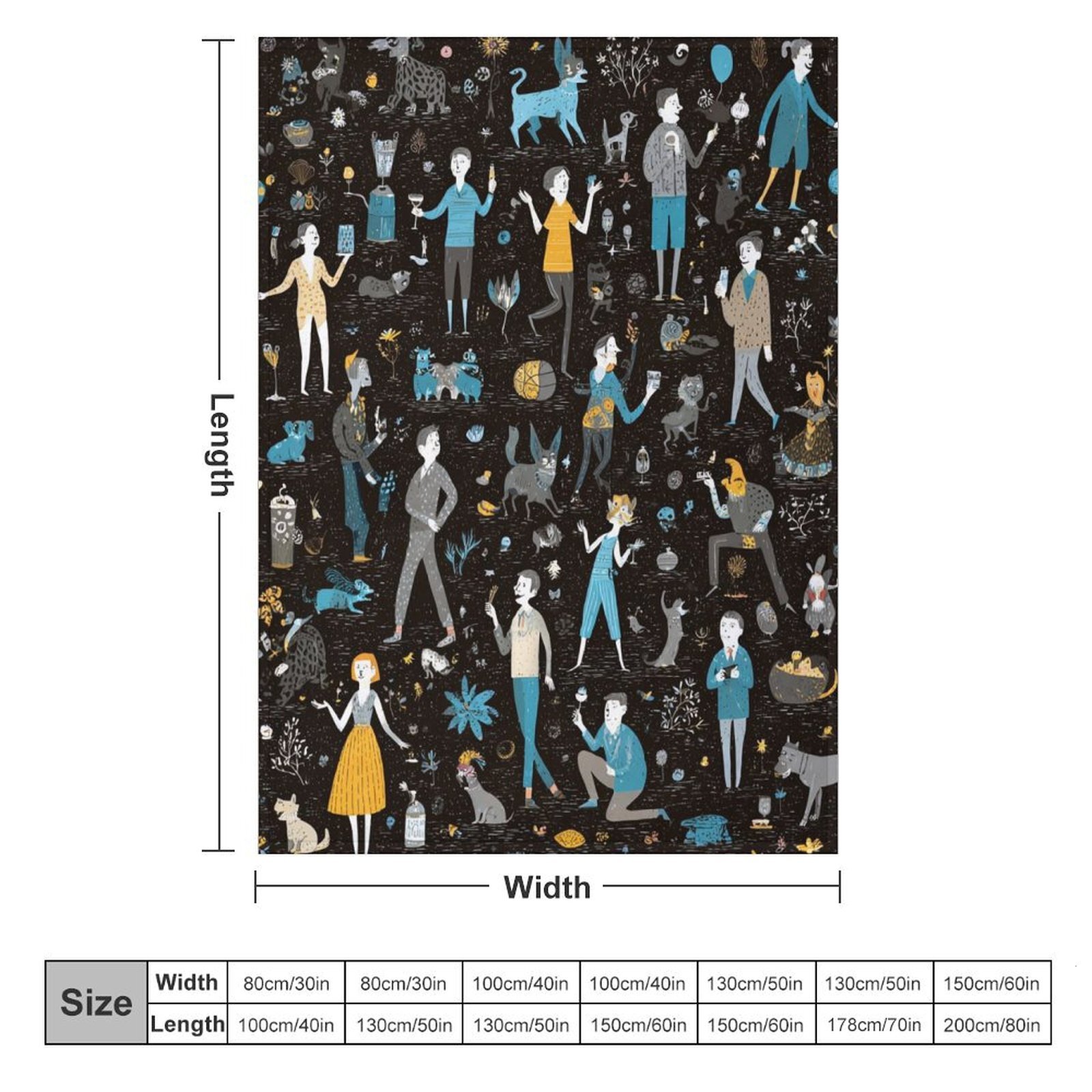 Designer Blackboard blanket blanket throw cashmere vibration blanket copert Home Travel Throw Summer Air Conditioner Beach home bedding blankets throw