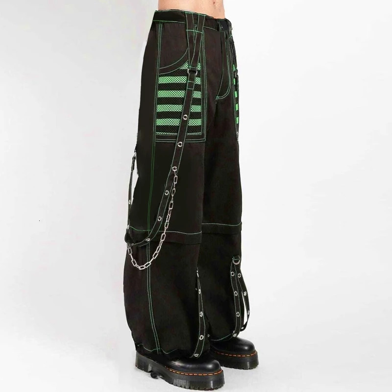 Punk Style Y2k Wid Leg Denim Pants Egirl Gothic Loose Trousers Cyber Grunge Cargo Pants Harajuku High Waist Baggy Jeans Women 251023