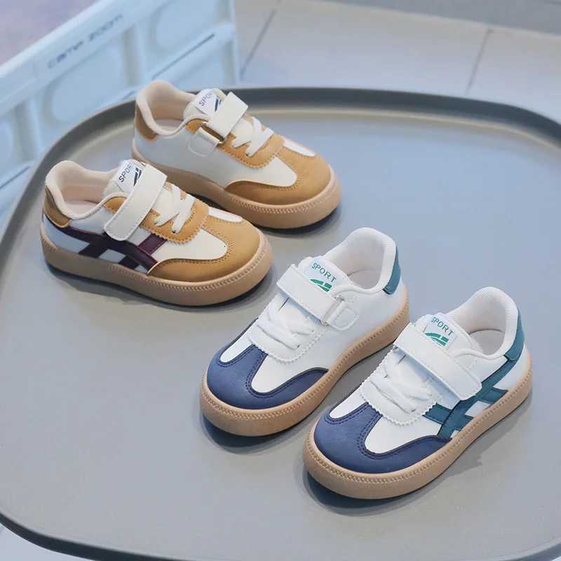 Spring Autumn Children Fashion Soft Sole Low Top Sneakers Boys Casual Board Girls German Training Shoes C260130