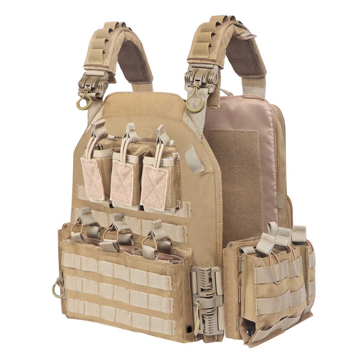 Hunting Tactical Vest 1000D Nylon tactical Mol Airsoft Paintball Outdoor Combat Protective Lightweight Adjustab Vest Y251022