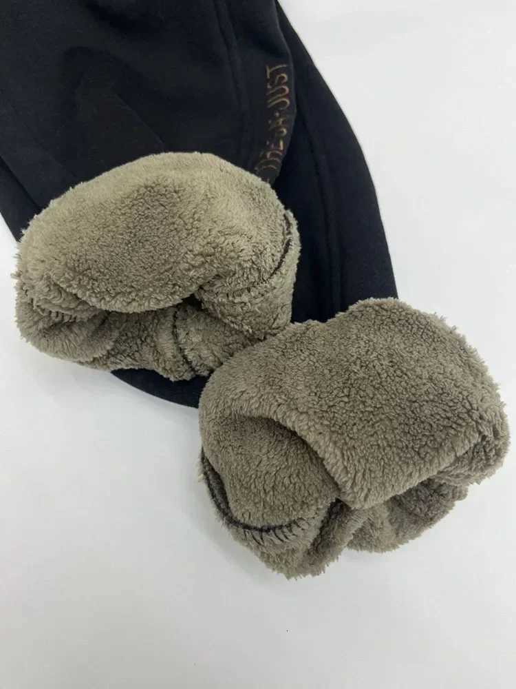 Winter Big Size 6xl Lambwool Fluff Sweatpants Womens Casual Warm Harem Pants Thicken Fleece Lined Jogger Baggy 90cm PantalonesT251025