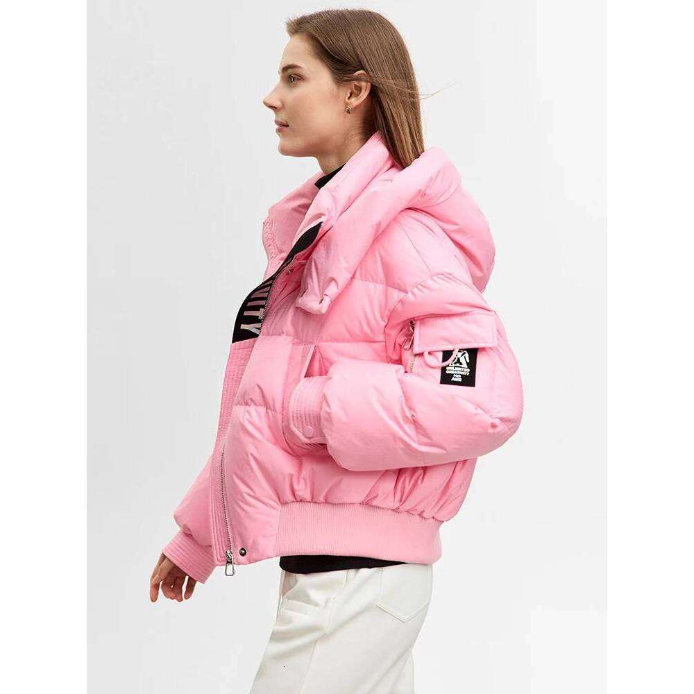 Down Jacket For Women 2025 Winter New Thick Warm Top Removable Cap Padded Coat Female Trendy Outerwear