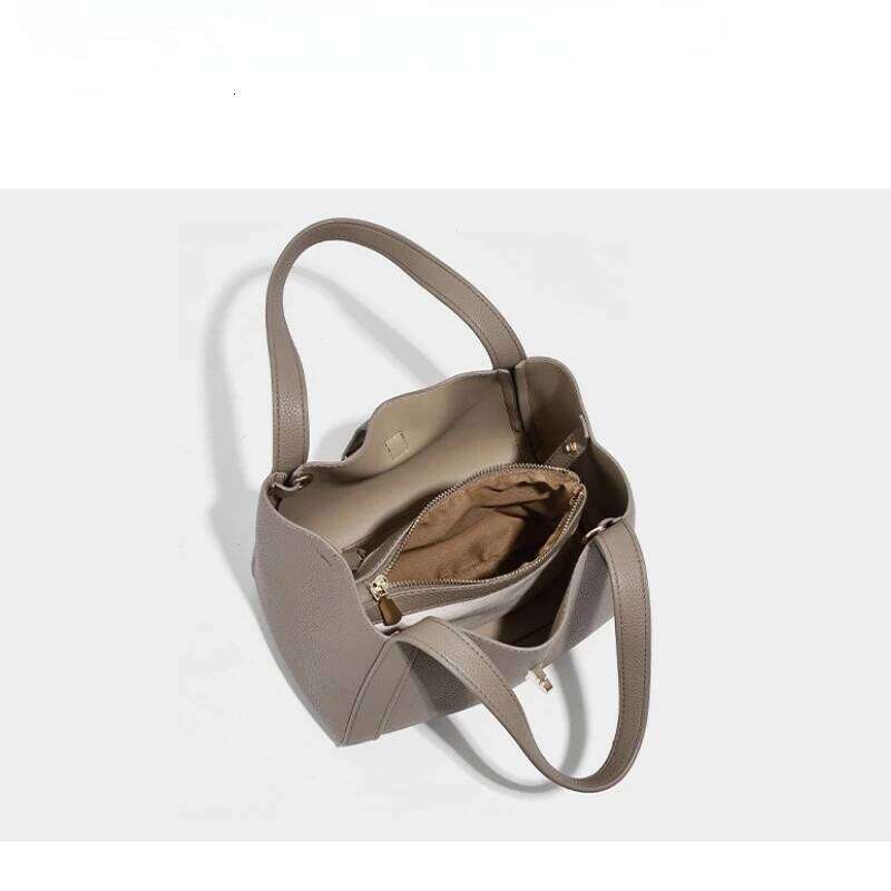 Microfiber Synthetic Leather Bucket For Women Fashion Daily Shoulder Bags Totes Purses Female Designer Crossbody Bag 251025