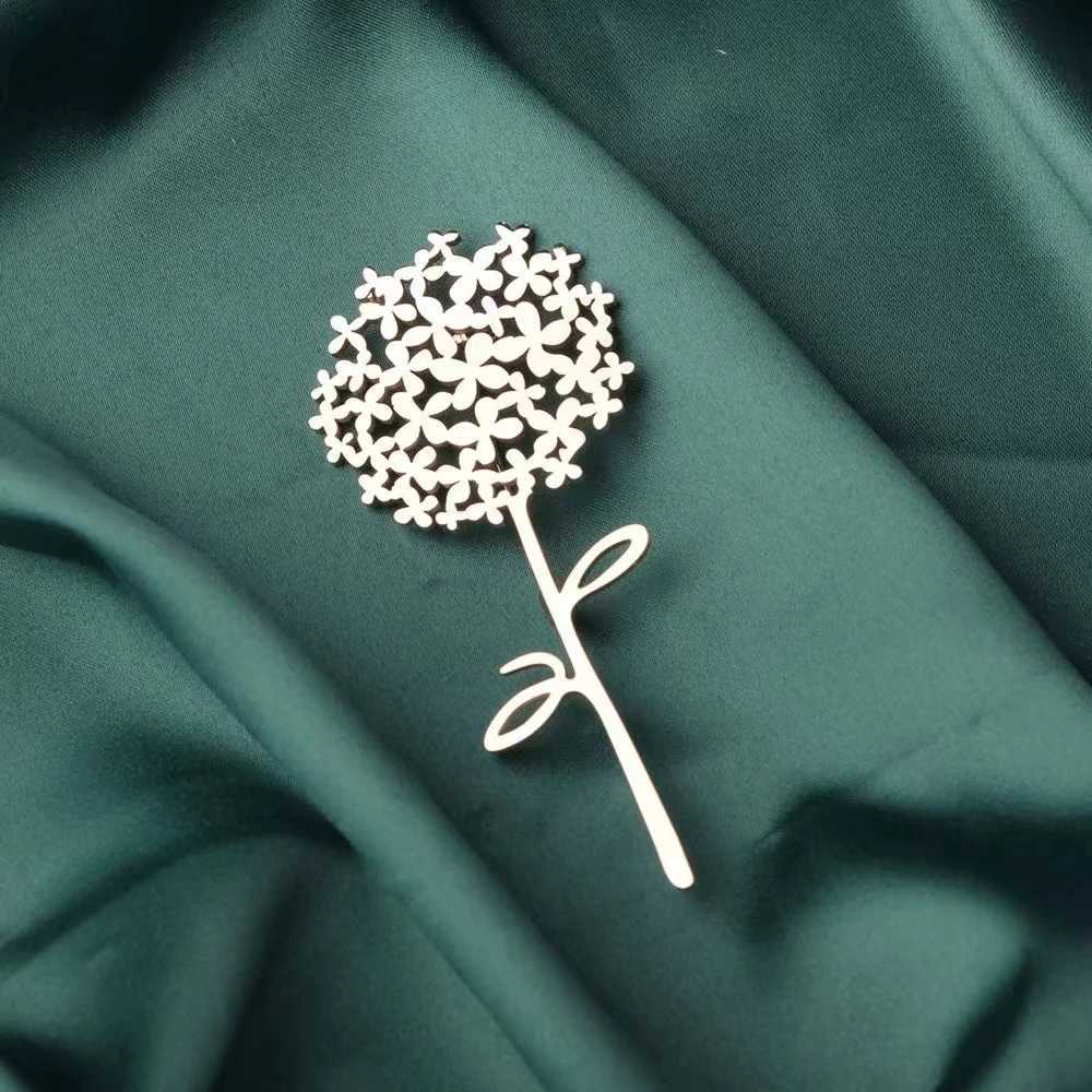 Dandelion brooch heart palpitations electrocardiogram chest accessories boutique clothing accessories special sale J251115