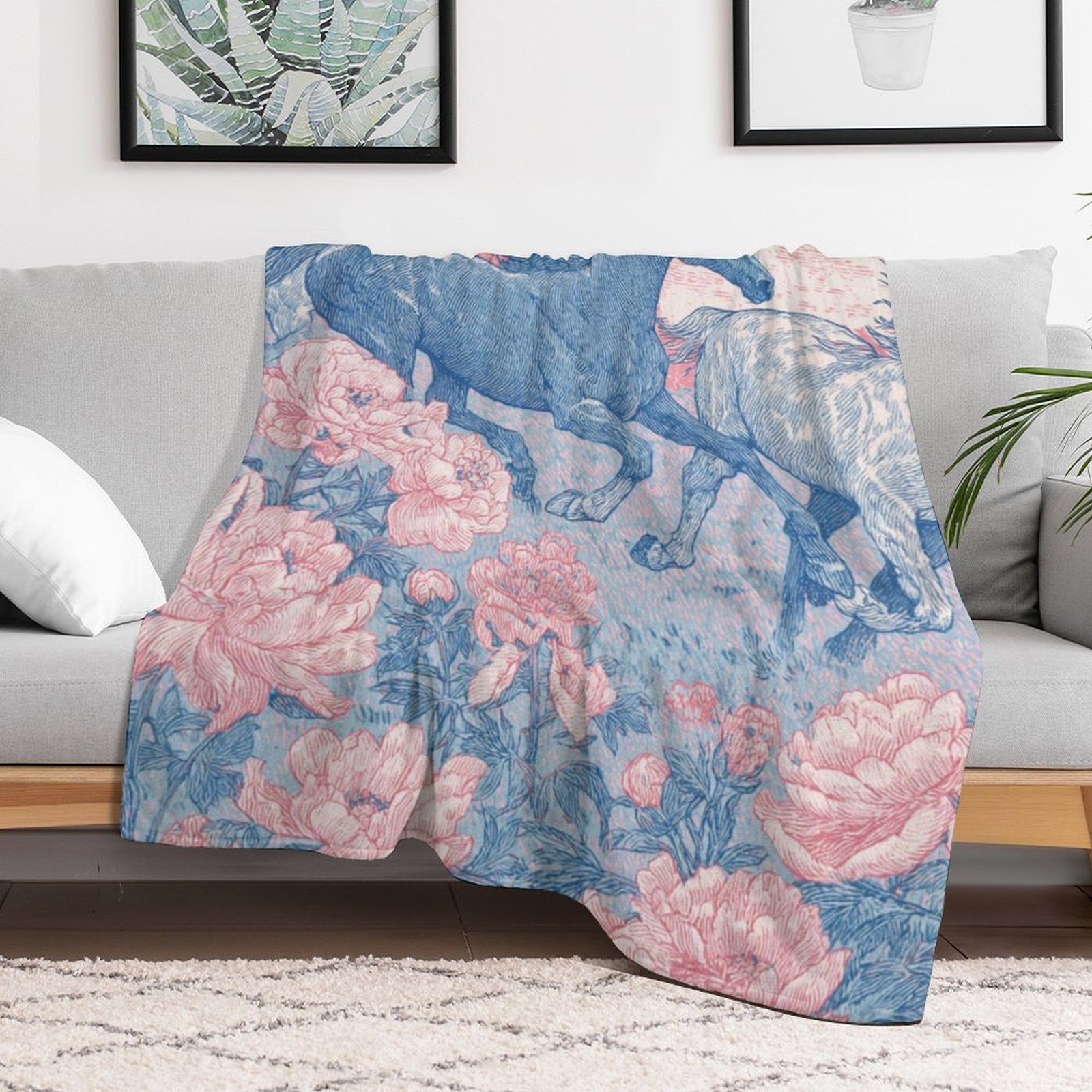 H Designer Horse blanket blanket throw cashmere vibration blanket copert Home Travel Throw Summer Air Conditioner Beach home bedding blankets throws H