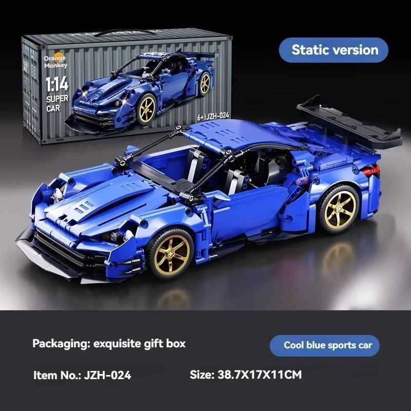 1000pcs 2025 Technical Super Speed GTR Sport Car Building Blocks Assemble Bricks Racing Vehicle Toys Gifts For Adult Friend C251023