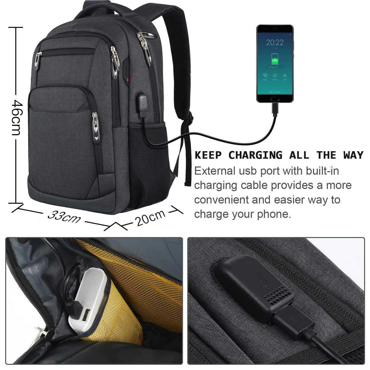 Man Backpack Men Travel Bag Outdoor Camera Lens Bag Black Ergonomics Laptop Bag Large Capacity Mountaineering Waterproof Handbag W251025