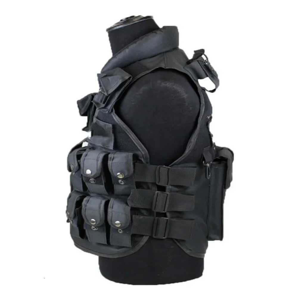 11 kets Tactical Vest Men Hunting Vest Outdoor Waistcaot Training Waistcoat Protective Modular Security Vest Y251022
