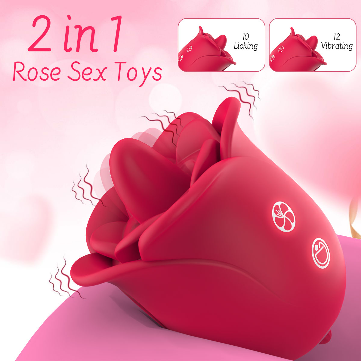 Intimacy Enhancer: Life-Like Silky Smooth Rose Sex Toy with Powerful Vibes