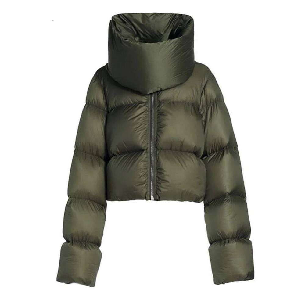 Fashion Women Cotton-Padded Coat Snap On Scarf Collar Thick Long Sleeves Zipper Wadded Jackets Autumn 2025 New Tide