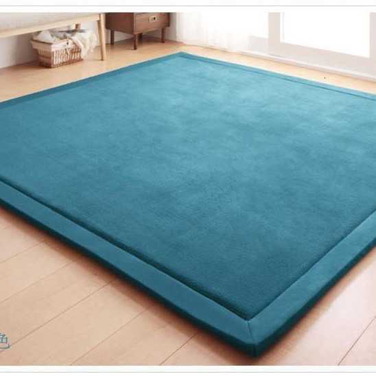 thick tatami floor mats for bedroom sofa living room carpet childrens crawling fall protection mat bedside blanket C919 S1029 H260226