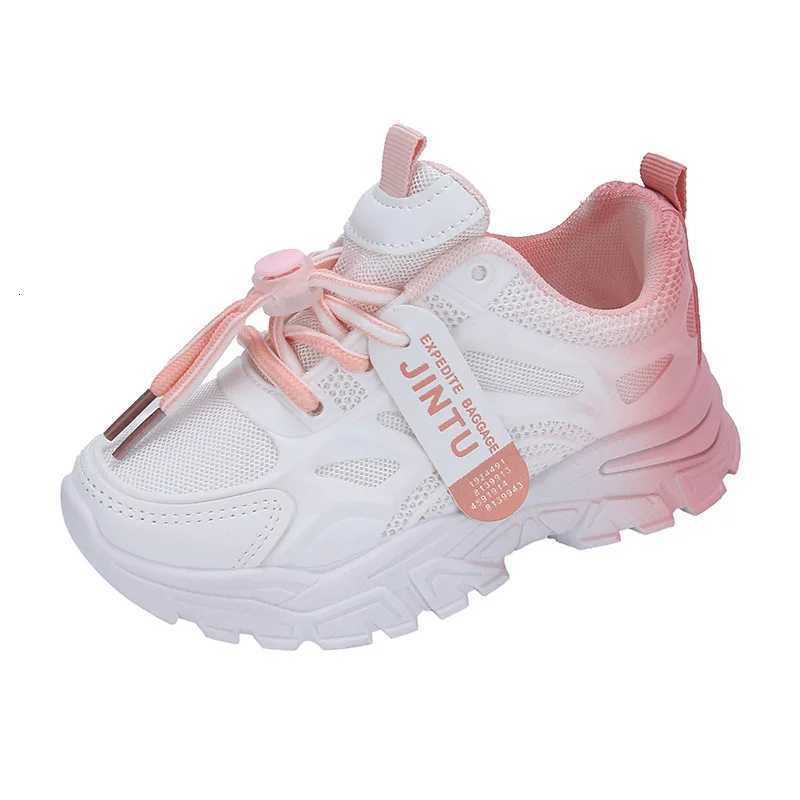 Childrens sports Spring and Autumn new girls dad shoes breathable mesh casual versatile boys running H260130