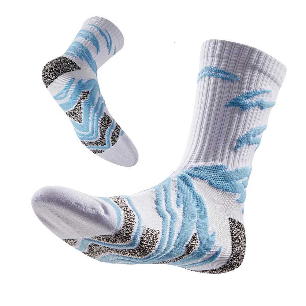3 Pairs Premium Quality Long Training Socks Non Slip Athletes Moisturewicking Socks Outdoor Golf Racing Cycling Socks Footwear Y251024