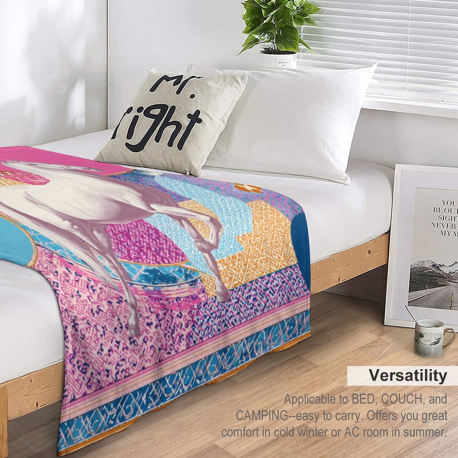 H Designer Horse blanket blanket throw cashmere vibration blanket copert Home Travel Throw Summer Air Conditioner Beach home bedding blankets throws H