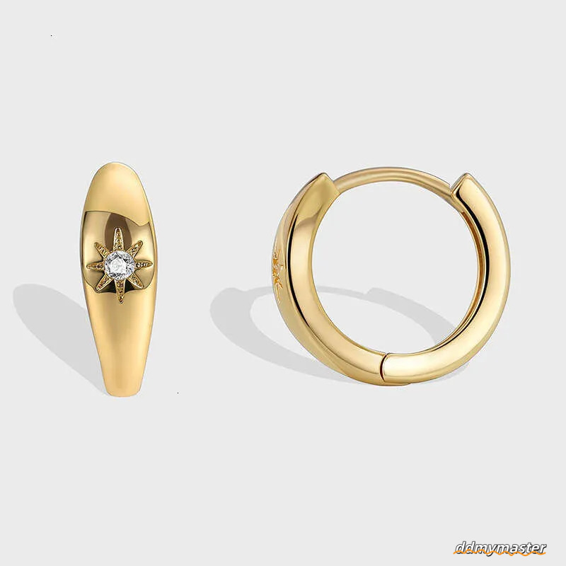Minimalist Cubic Zirconia Earrings For Women - Fashionable Copper Sier Square Studs Ddmymaster