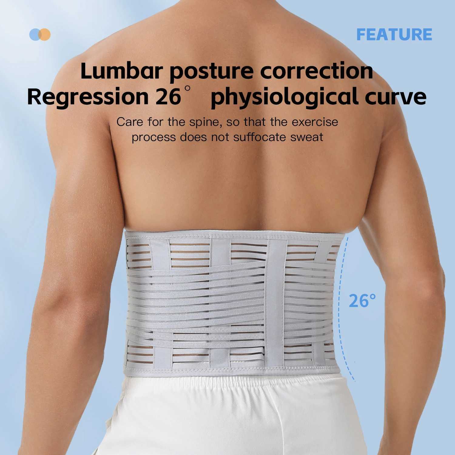 Sports Waist Belt For Men And Women Dual Pressure Fitness Breathable Abdominal Belt Lumbar Support Lumbar Support Lumbar Support Y251025