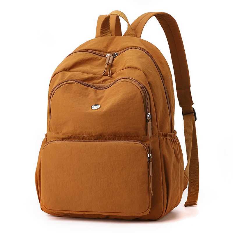 Adjustable strap Laptop Backpack durable nylon zipper closure leisure backpack W251025