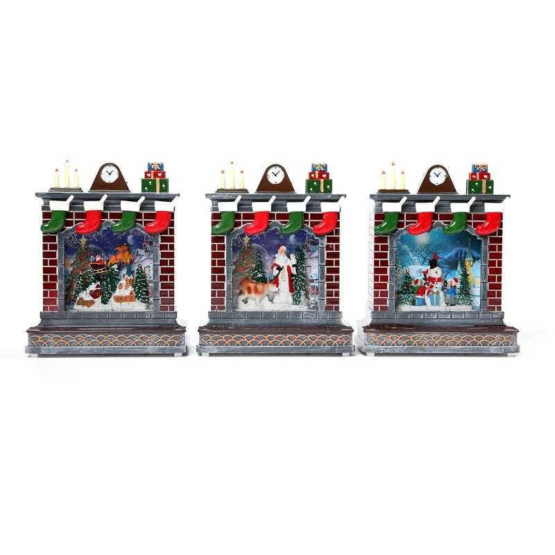 Creative Crossborder Christmas Scene DecorationsCrystal BallsMusic BoxesGifts for Children From The Elderly Home Decor C251024