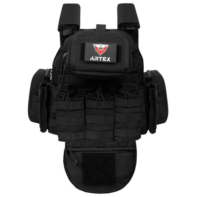 Artex 1000D HighStrength WearResistant Waterproof Modular Tactical Vest Airsoft Vest CS Game Vest Outdoor Vest Plate Carrier Y251022