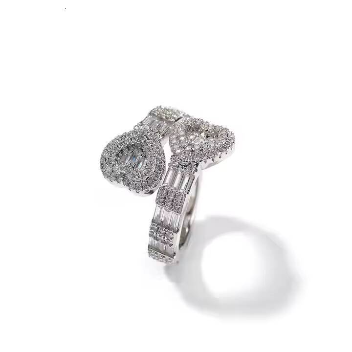 Premium Quality Moissanite Rings Designed With Hip Hop Influence And Dazzling Diamonds To Make A Strong Fashion Statement