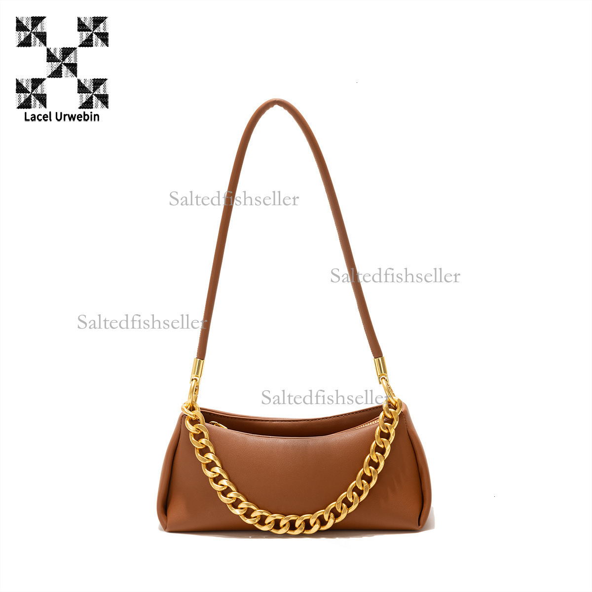 Lacel Urwebin New Fashion Underarm Bag for Women French Commuter Bag 2025 Versatile Single Shoulder Crossbody Chain Handbag Free shipping