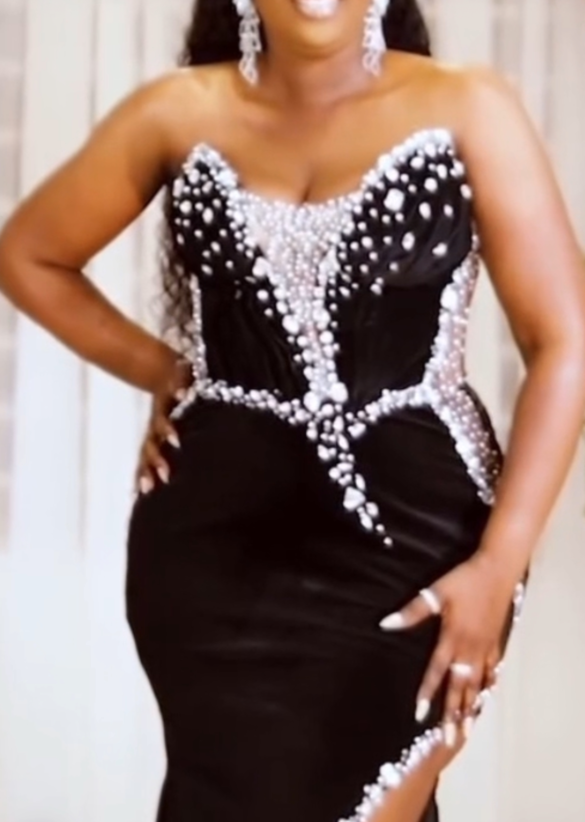 Black Mermaid Prom Dresses 2026 Crystals Beaded High Split Satin Evening Formal Party Second Birthday Engagement Gowns Plus Size Dress For Special Occ