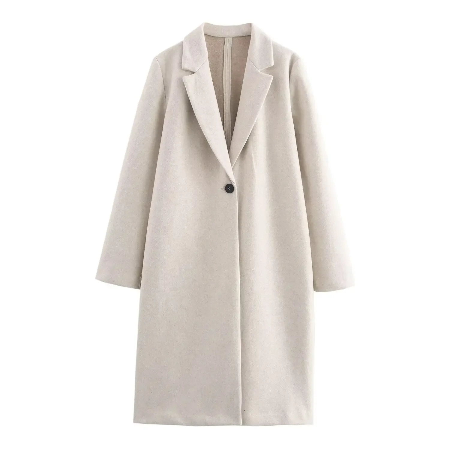 Fashionable Soft Coat Jacket Womens Outerwear SAW Independent Station Button Decorated Versatile Stylish Chinese Origin 251013