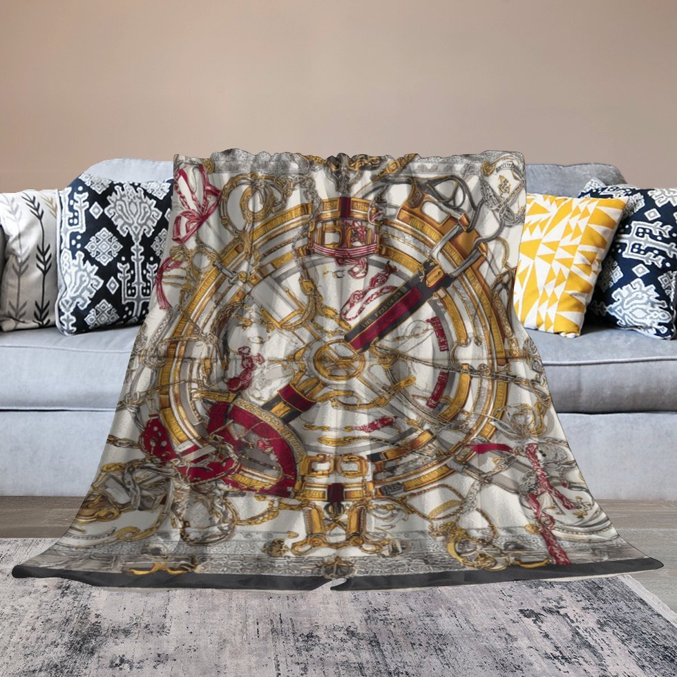 H Designer Horse blanket blanket throw cashmere vibration blanket copert Home Travel Throw Summer Air Conditioner Beach home bedding blankets throws H