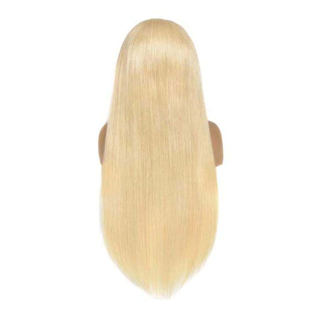 613 Headband Wig Straight Honey Blonde Human Hair Virgin Remy Hair Machine Made Glueless Wigs for Women No Lace Needed