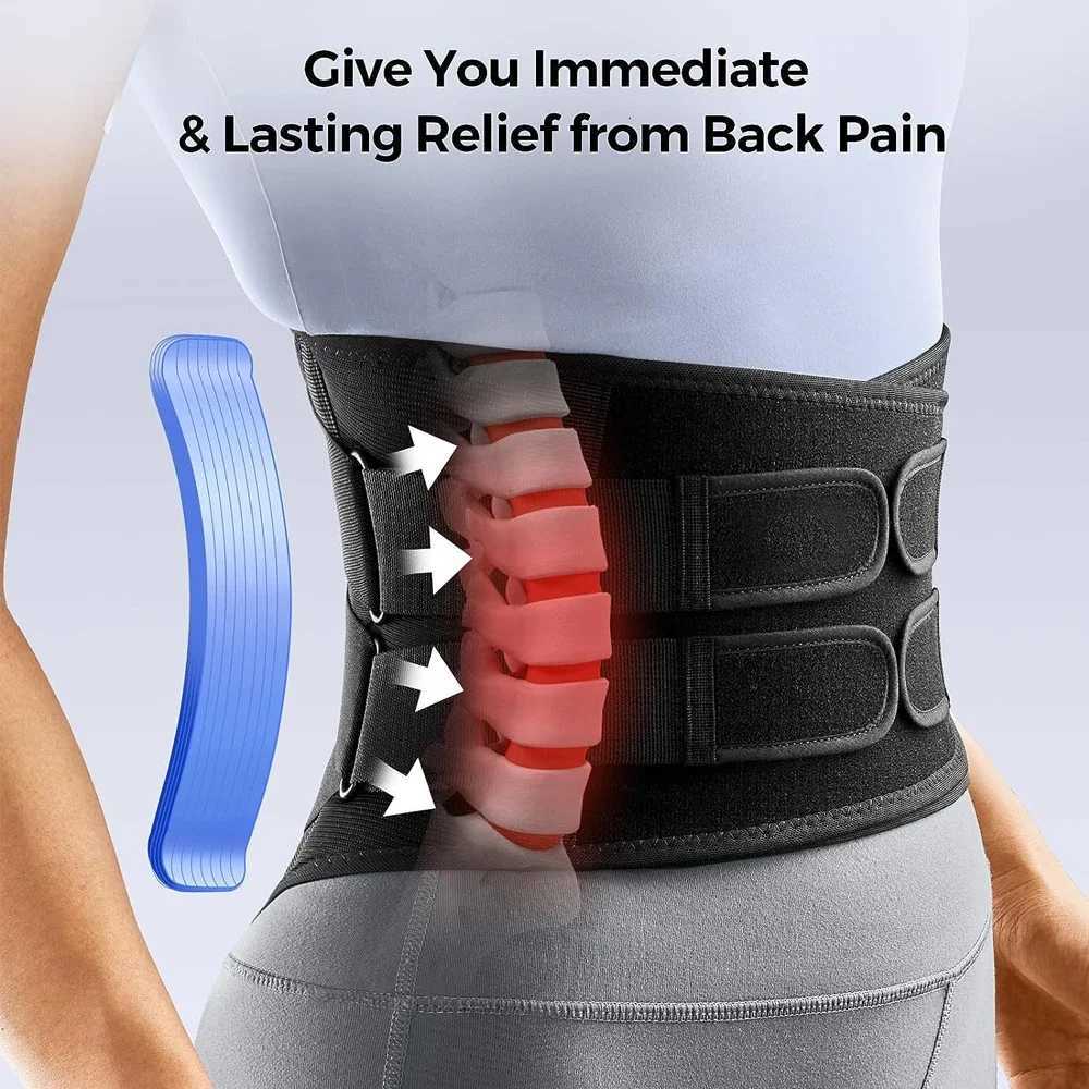 1PC Back Braces for Lower Back Pain Relief with 5 Stays Breathable Waist Support for Men Women Antiskid Lumbar Support Belt Y251025