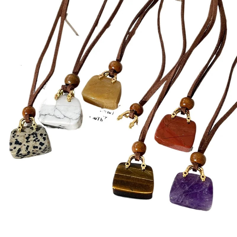 Modern Jewelry Sweet Korean Temperament Small Bag Pendant Necklace For Women Female Gifts Simply Accessories 251023