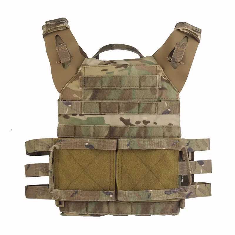 Sport Vest Men JPC20 Breathab Adjustab Quick Rease Airsoft Vest Nylon Hunting Carrier for Outdoor Paintball Training Y251022