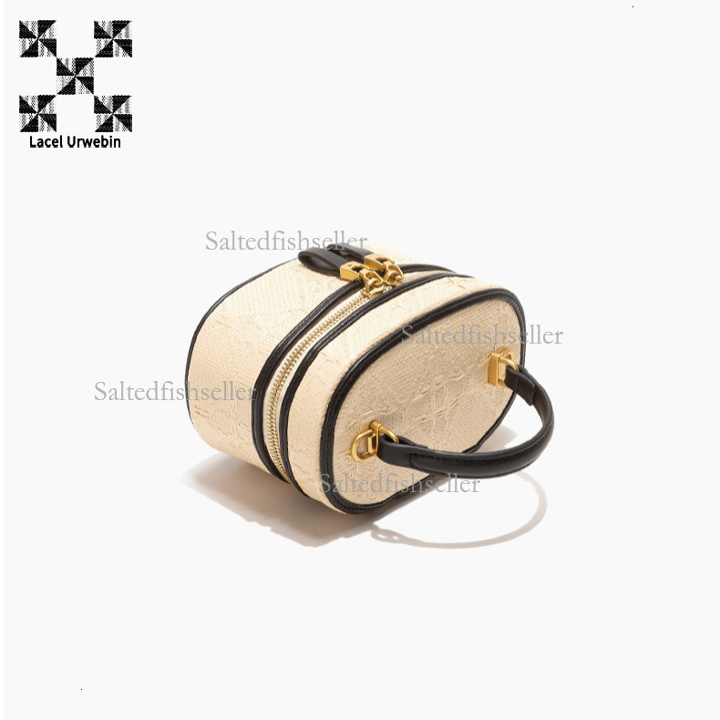 Lacel Urwebin Designer New Straw Handbag Luxury Fashion Women's Portable Travel Bag High Beauty Daily Versatile Zipper Single Shoulder Crossbody 