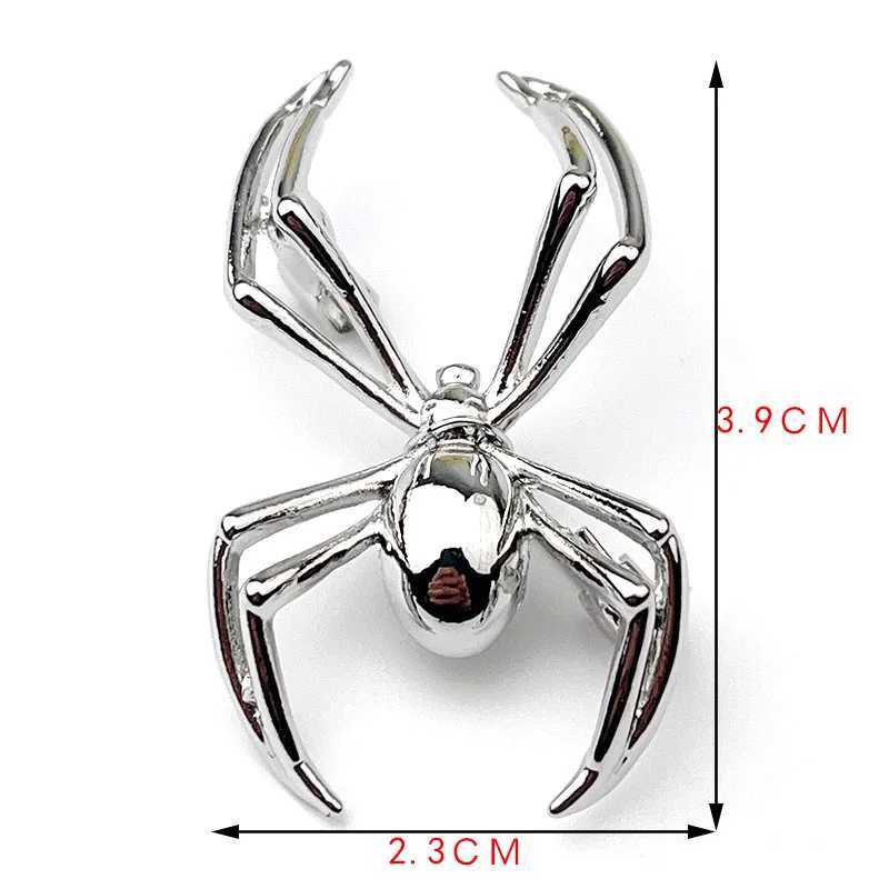 Exaggerated Creative Spider Brooch Metal Insect Badge Trend Pin Men Women Party Clothing Scarf Collar Accessories J251115